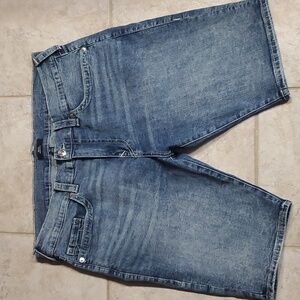 ♣️True Religion men's denim shorts size 38, Rocco relaxed skinny